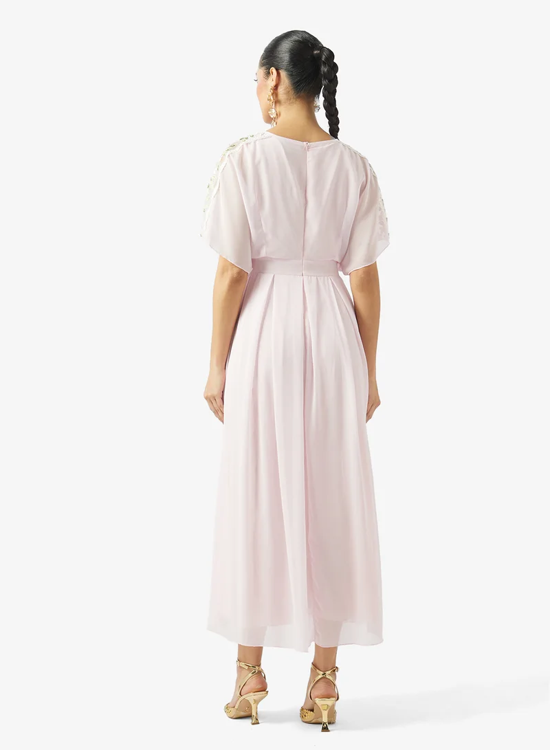 ELLA Flouncy Sleeve A-line Dress