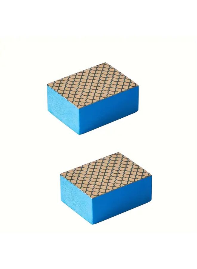 2 Pcs Diamond Sand Magic Sponge for Bathroom Glass Multi Surface Cleaning - Image 4