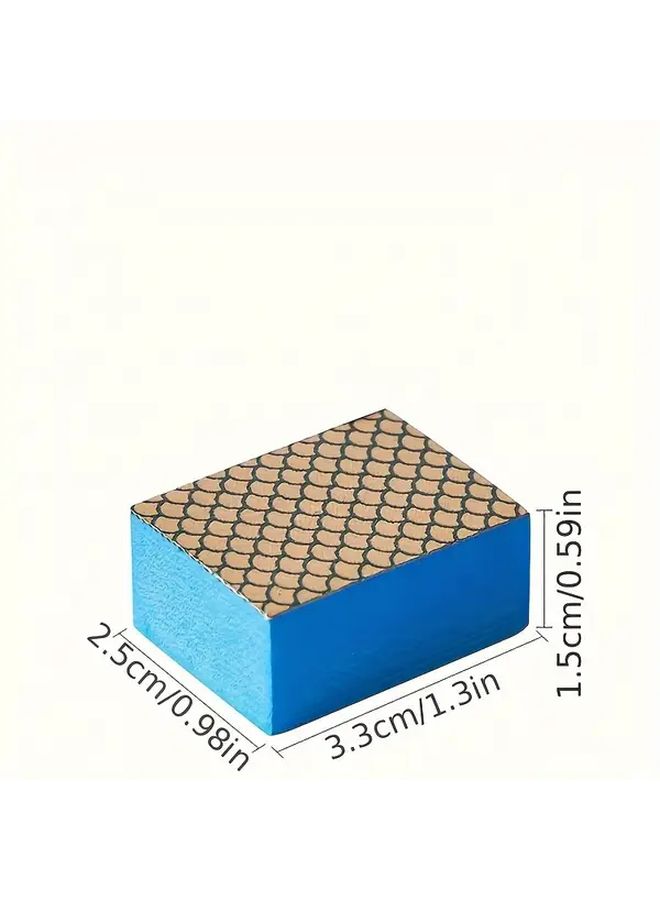 2 Pcs Diamond Sand Magic Sponge for Bathroom Glass Multi Surface Cleaning - Image 5