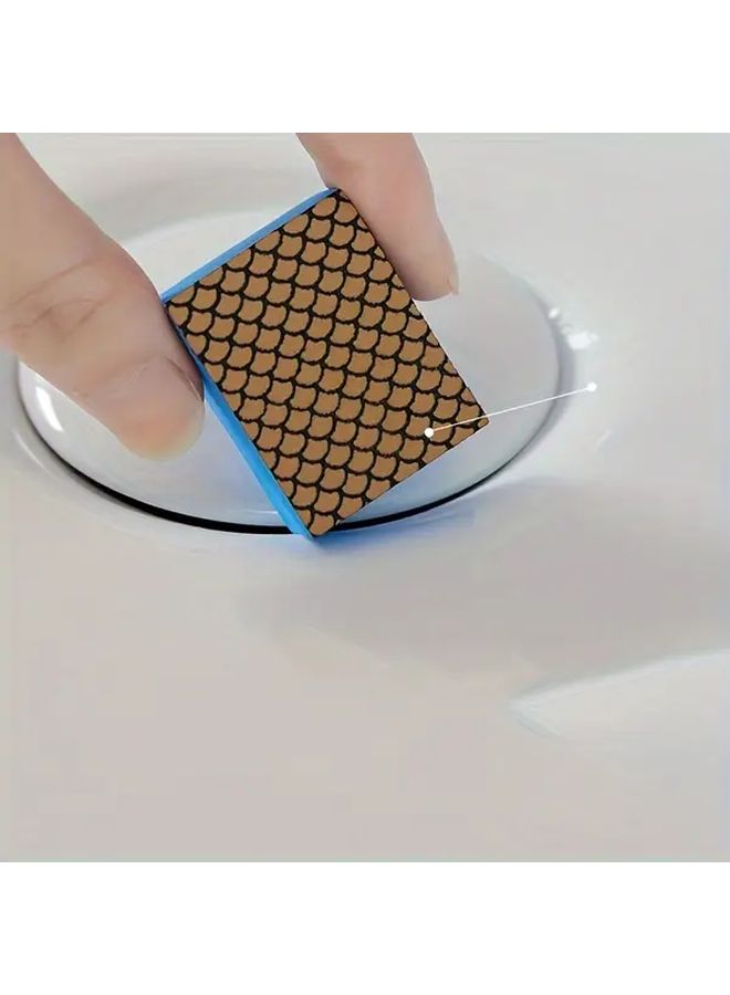 2 Pcs Diamond Sand Magic Sponge for Bathroom Glass Multi Surface Cleaning - Image 3