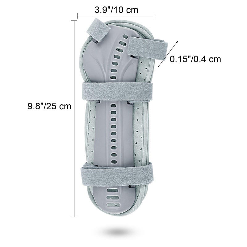 Clobeau Forearm & Wrist Support Brace Splint, Forearm Immobilizer Brace Splints Breathable Wrist Splint, Upgraded with Double Splint, Great for Wrist Pain, Sprain, Sports Injuries (Left) - Image 5