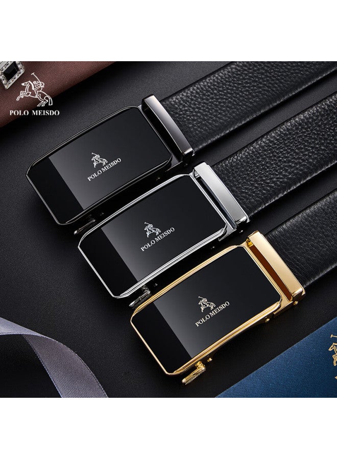 Polomeisdo Men's Leather Automatic Buckle Belt Gift Box Set Self-operated Qixi Valentine's Day Gift For Boyfriend Husband - Image 4