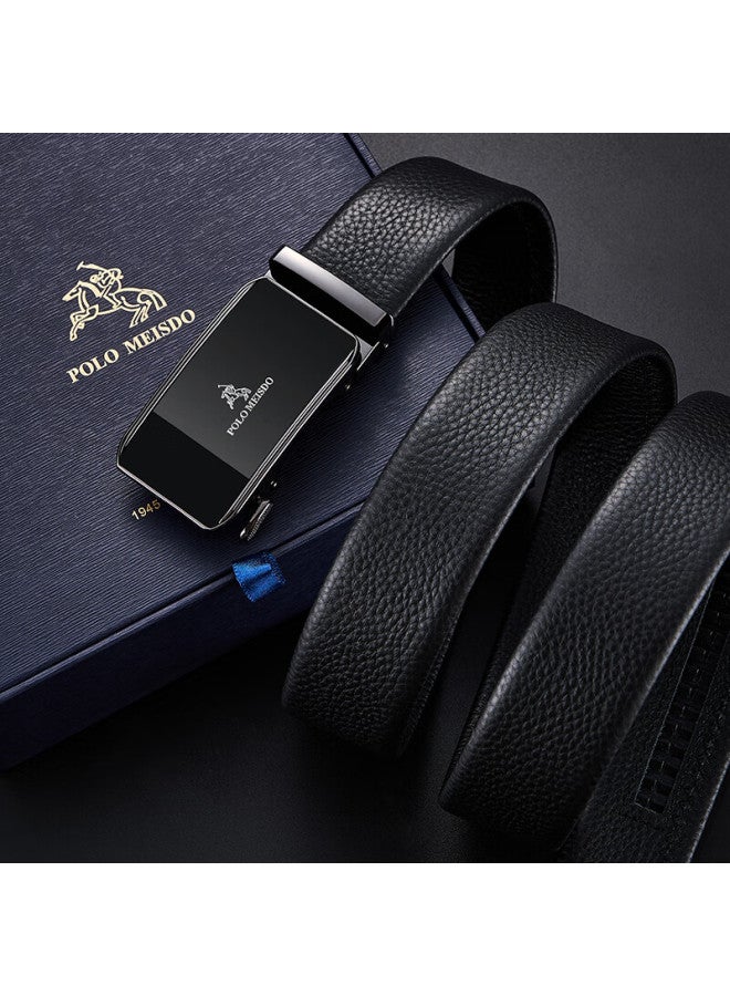 Polomeisdo Men's Leather Automatic Buckle Belt Gift Box Set Self-operated Qixi Valentine's Day Gift For Boyfriend Husband - Image 3