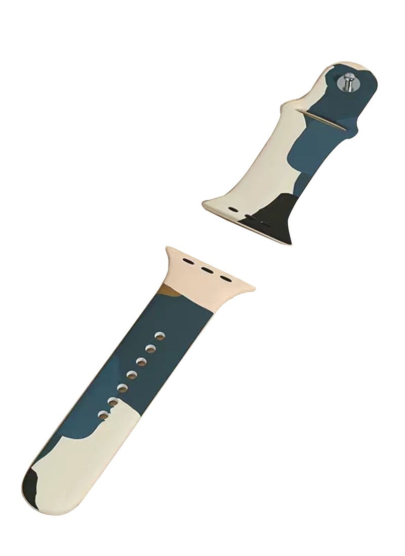 Generic Silicone Replacement Band For Apple Watch 41/40/38mm Series 8/7/6/5/4/SE  - Image 1