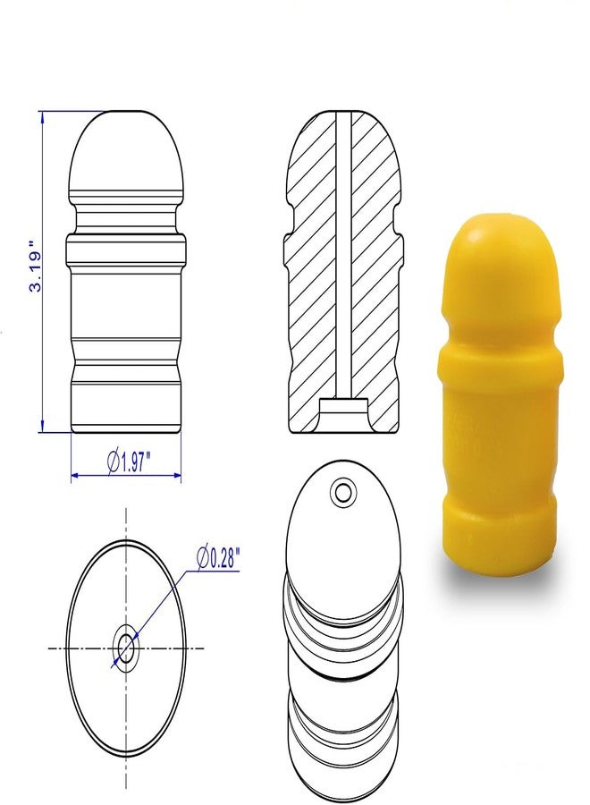 Yukauto Rear Bump Stop, Axle Jounce Bumpers fit for Wrangler JK 2007-2018 (1Pair) - Image 2