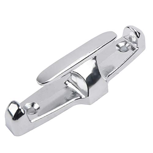 NovelBee 4pcs Chrome T-Hook Tie Down Rope with Washer and Mounting Screws for Car Boat (White) - Image 3