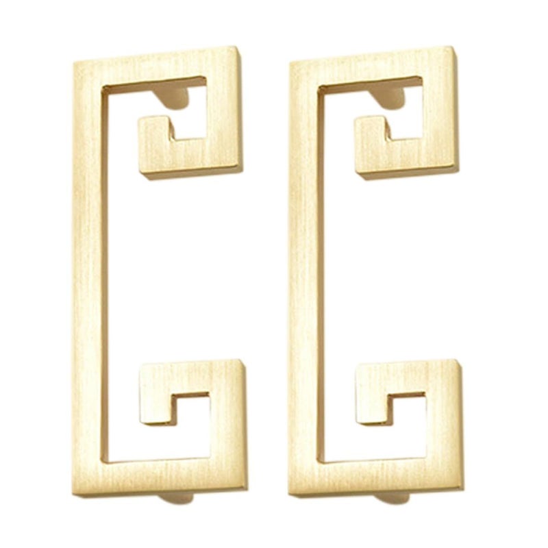 2Pcs Vintage Zinc Alloy Cabinet Handles Wardrobe Door Pulls For Kitchen Cupboard Hardware - Image 2