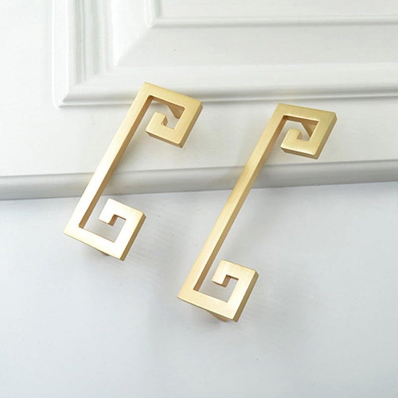 2Pcs Vintage Zinc Alloy Cabinet Handles Wardrobe Door Pulls For Kitchen Cupboard Hardware - Image 5