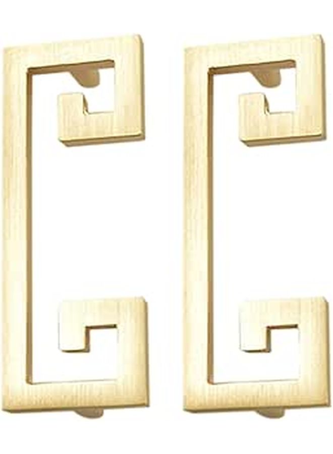 2Pcs Vintage Zinc Alloy Cabinet Handles Wardrobe Door Pulls For Kitchen Cupboard Hardware - Image 1