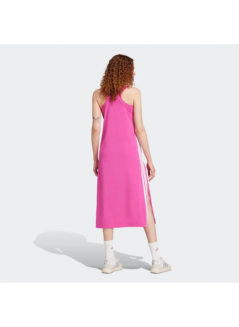 Adidas Essential 3 Stripe Long Racerback Dress