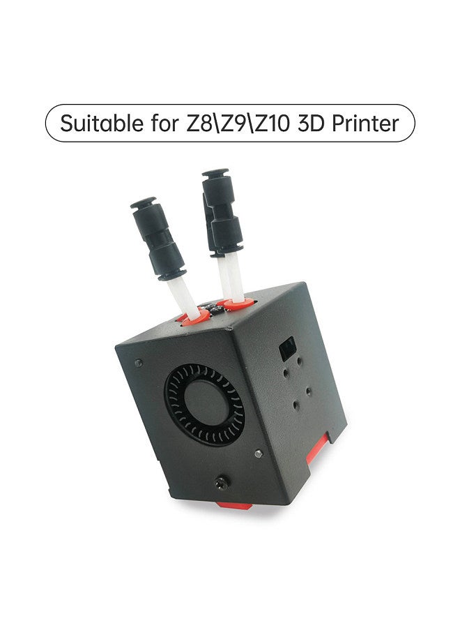 zonestar 3D Printer Direct Drive Extruder Upgrade Kit 4-IN-1-OUT Mix Color Hotend Support 4 Colors Printhead with V6 Nozzle Suitable for 1.75mm Filament PLA/ PLA+/ PETG/ ABS/ Wood/ Carbon fibre/ PVA/ HIPS  - Image 3