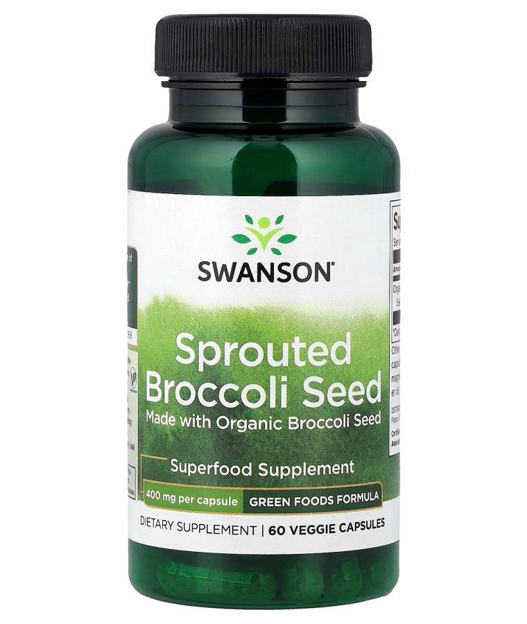 بذور البروكلي المنبتة 400 ملغ 60 كبسولة نباتية