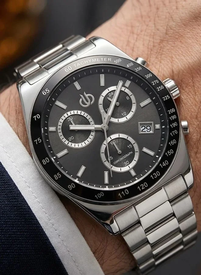 Bigotti Milano Bigotti - Raffinato Men Watch | Stainless SteelBrass Case | Analog | Round Dial | Mineral Glass | Japanese Quartz | Water Resistant 50 Meters