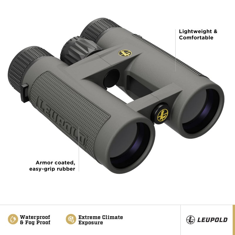 Leupold BX-4 Pro Guide HD Binoculars, 10x42mm, Shadow Gray (172666) - Image 3