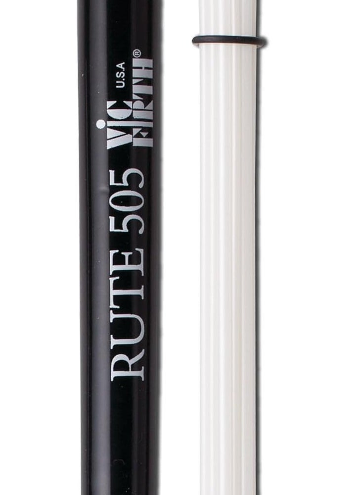 Vic Firth Rute 505-31 Drumsticks with Plastic Bristles for Light Jazz and Combo Playing - Image 1