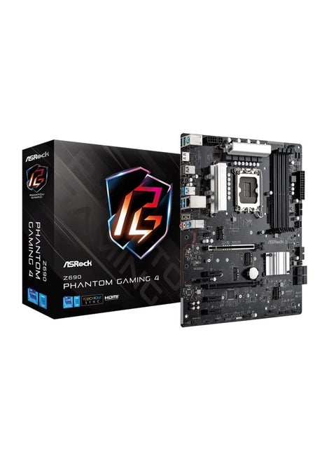 ASRock Z690 Phantom Gaming 4 LGA 1700 Intel Z690 SATA 6Gb/s DDR4 ATX Intel Motherboard