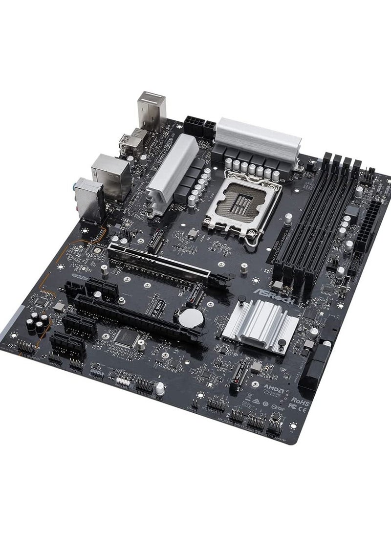 ASRock - ASRock Z690 Phantom Gaming 4 LGA 1700 Intel Z690 SATA 6Gb/s DDR4 ATX Intel Motherboard - Image 1