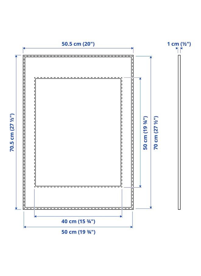 زبون إطار، أسود، 50×70 سم  - Image 5