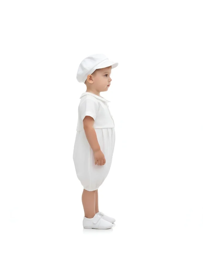 بمبىمىشى بامبيميتشي - طقم أطفال نقي للأولاد - أبيض