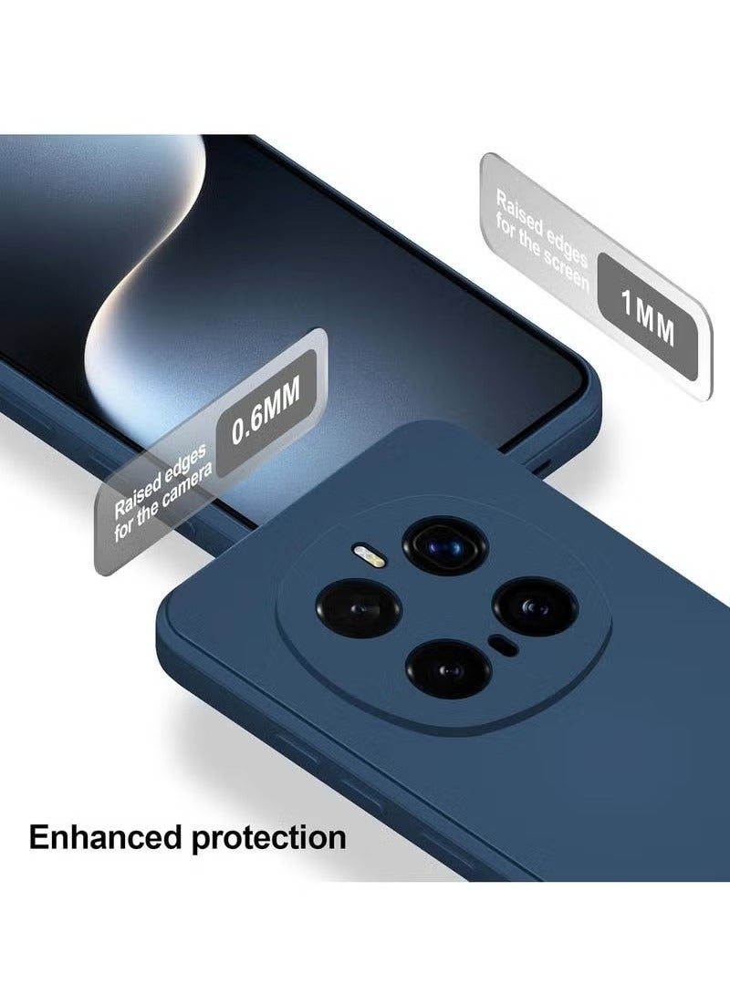 TIGER غطاء حماية لهاتف Honor Magic 7 Pro || غطاء خلفي ناعم من السيليكون مقاوم للصدمات || مضاد للخدوش، حماية الكاميرا، نحيف وخفيف الوزن | غطاء واقي من TPU عالي الجودة لهاتف Honor Magic 7 Pro 5G (6.8 بوصة) باللون الأزرق - Image 5