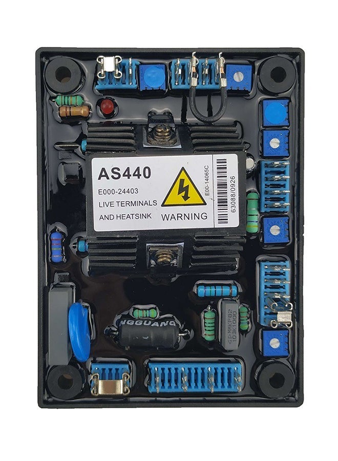 NIBEMINENT Automatic Voltage Regulator Replacement For Generator Stabilizer Black  - Image 1