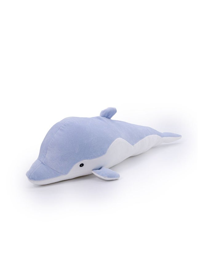 DANUBE HOME 70 cm Blue Plush Dolphin Soft Toy – Giant Cuddly Stuffed Animal, Realistic Marine Plush Friend, Ideal Kids Gift, Nursery Decor & Playtime Companion - Image 4