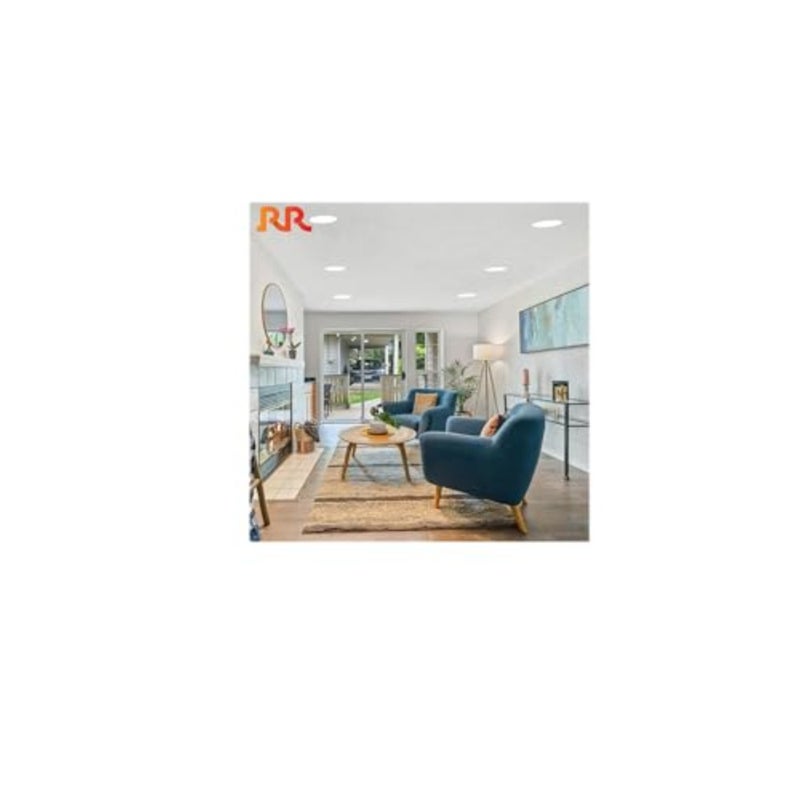 Indoor ceiling down lights for home dining, living, office; cob concealed LED; warm white 2700K; energy-saving 80 lm/W; soft UV-free light; 30W - Image 4