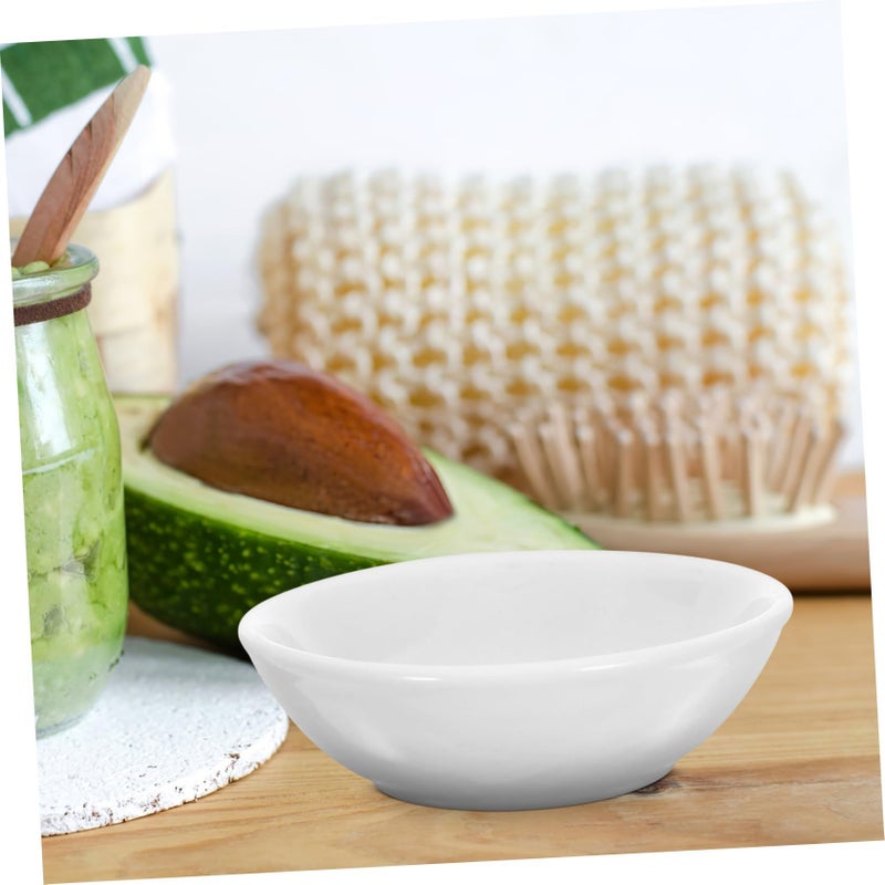 PRETZYOOM 12 Pieces Ceramic Sauce Bowls Dipping Bowls For Ketchup Appetizer BBQ Party Home Use - Image 4