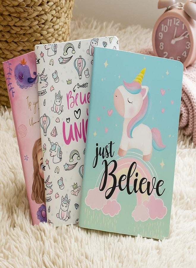 مفكرة أرتيشوس سليم، 14 سم × 21 سم، دفتر ملاحظات بغلاف مقوى، خفيف الوزن، مفكرات متعددة الألوان (96 صفحة، 80 جرامًا للمتر المربع) (يوني ميد، مجموعة من 3) - Image 1