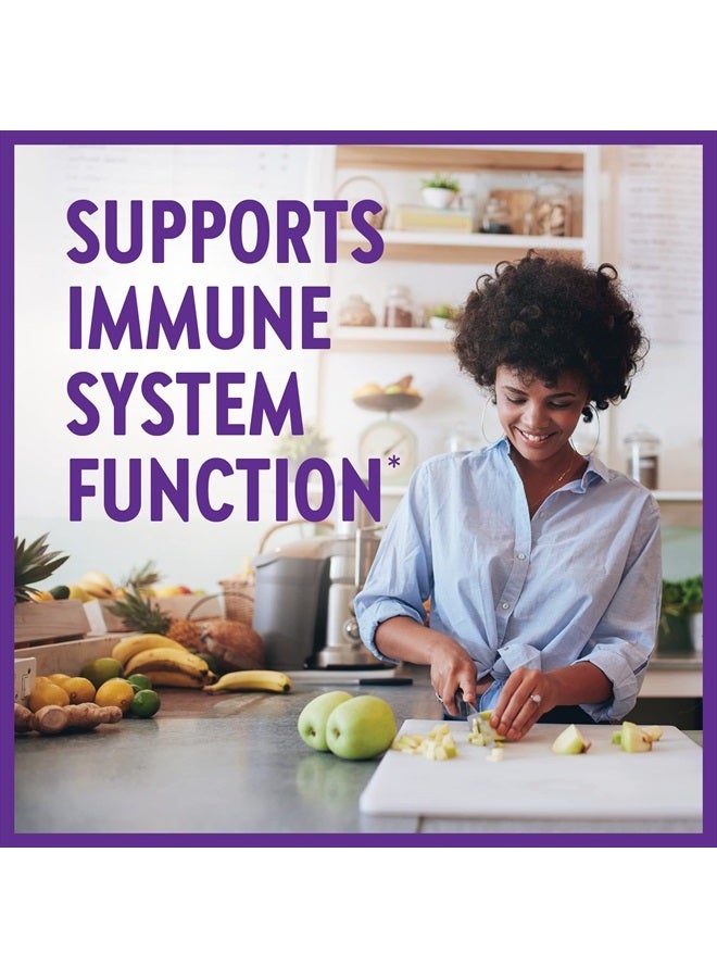 New Chapter Vitamin C+ Gummies – 40% Less Sugar§, Excellent Source of Vitamin C, Two Daily Gummies for Immune Support with Acerola Cherry, Vegan, Non-GMO, Gluten Free, Citrus Flavored, 60ct - Image 2