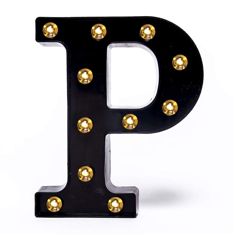 Foaky Black LED Marquee Number Lights Sign Light Up Marquee Number Lights Sign for Night Light Wedding Birthday Party Battery Powered Christmas Lamp Home Bar Decoration