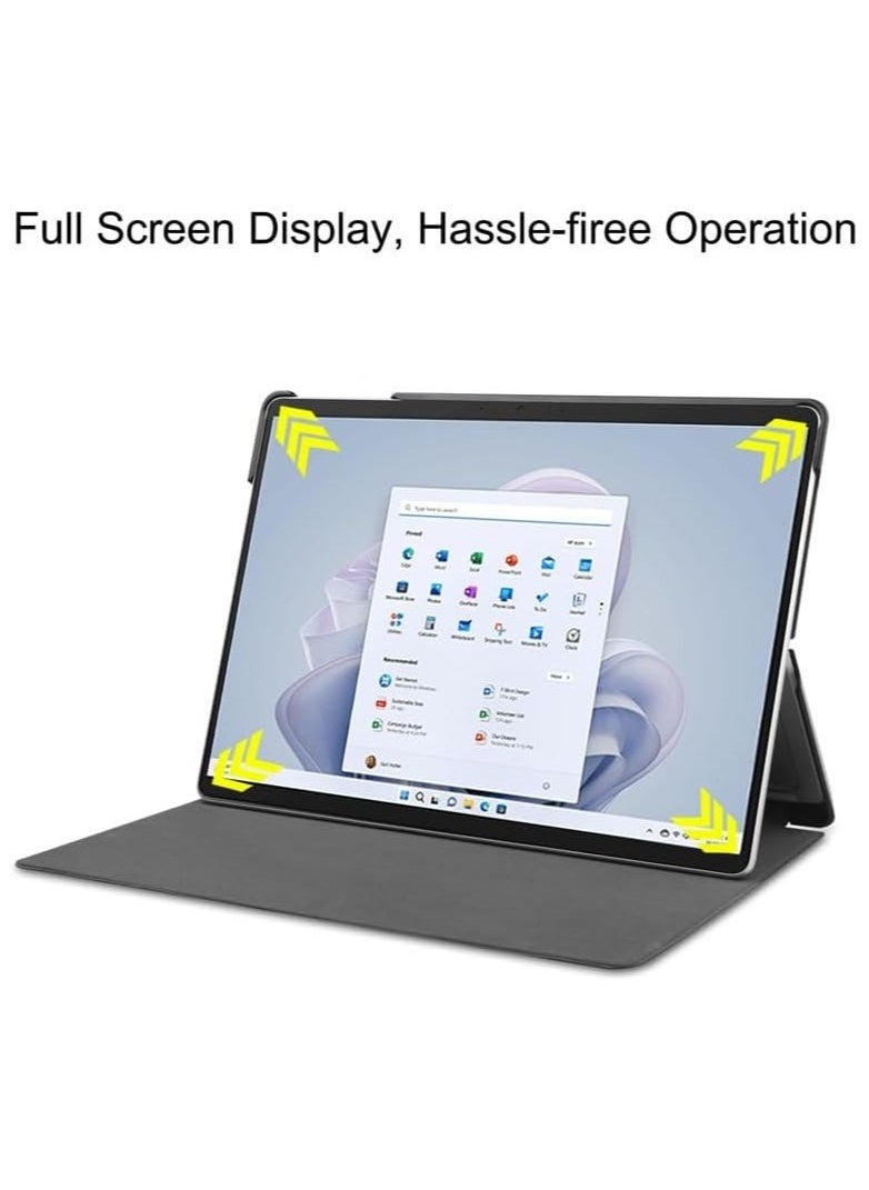 Generic - Compatible with Microsoft Surface Pro 11 (2024) 13 inch Case,PU Leather Flip Stand Hard PC Back Cover for Funda Surface Pro 11 Tablet Case - Image 1