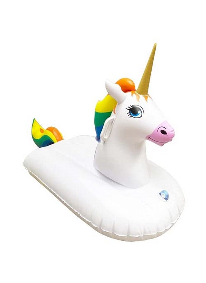 Jet Creations - Snow Sled Inflatable Winter Sled Tube And Décor For Adults And Kids 3 Year And Up. Max 200 Lbs. Available Design: Unicorn Husky (Unicorn) - Image 1