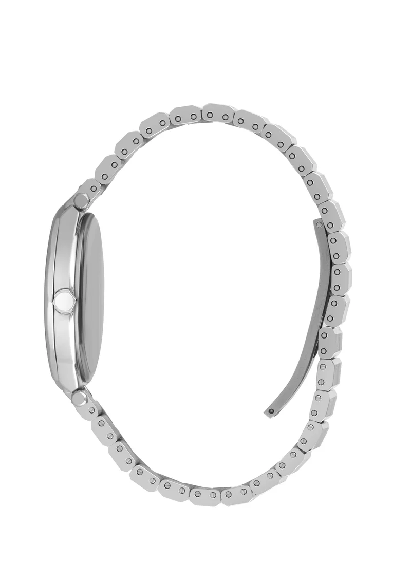 بيفرلي هيلز بولو كلوب Beverly Hills Polo Club Women's Quartz Movement Watch, Analog Display and Metal Strap - BP3264X.330, Silver