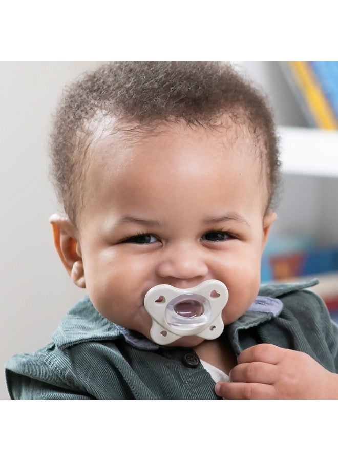 شيكو لهاية تشيكو فيزيوفورما® مزدوجة النعومة، من قطعة واحدة، مصنوعة من السيليكون لتقويم الأسنان، للأطفال من عمر شهرين إلى ستة أشهر | خالية من مادة BPA واللاتكس | علبة قابلة لإعادة الاستخدام | بيرل/سكاي، عبوة من قطعتين - Image 1