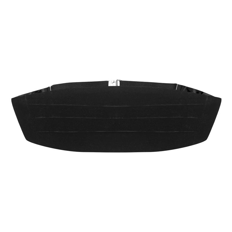 King & Priory Black Velvet Cummerbund - Image 4