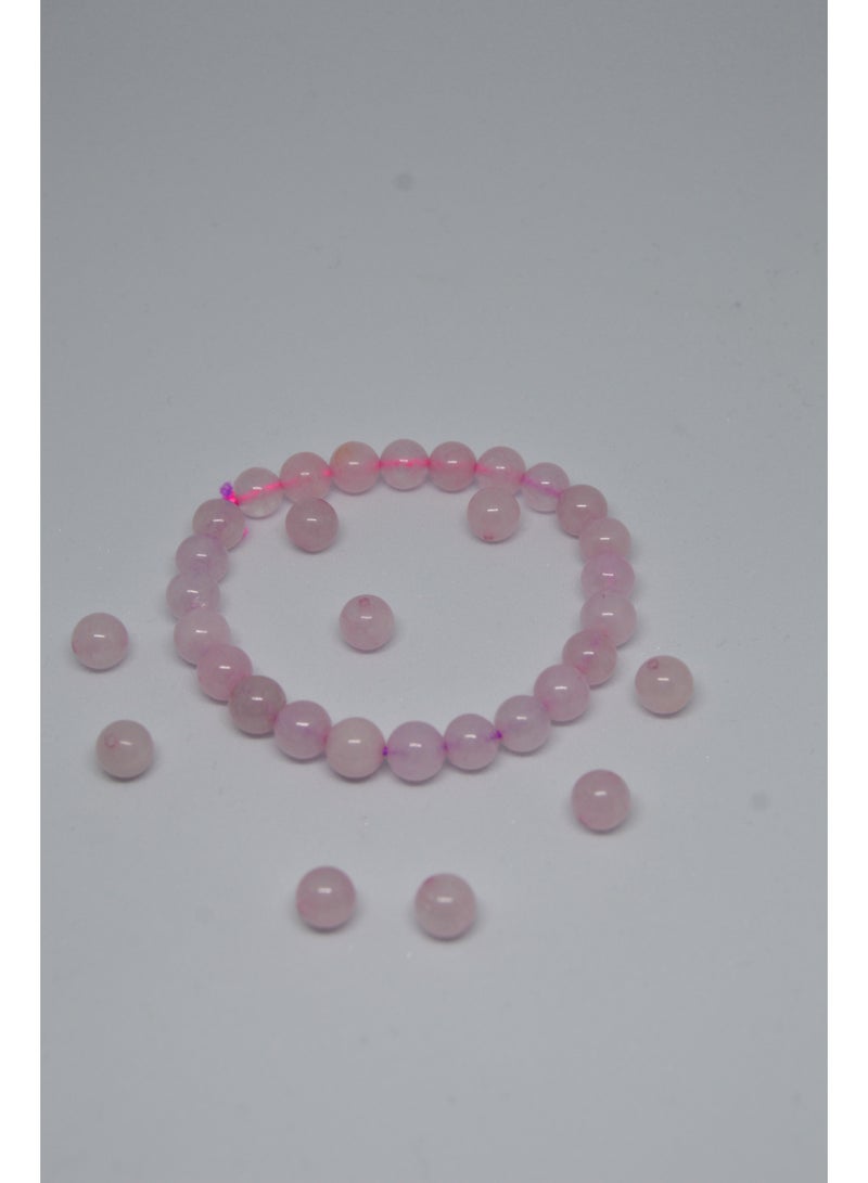 Rose Quartz Natural Stone Bracelet - Image 3