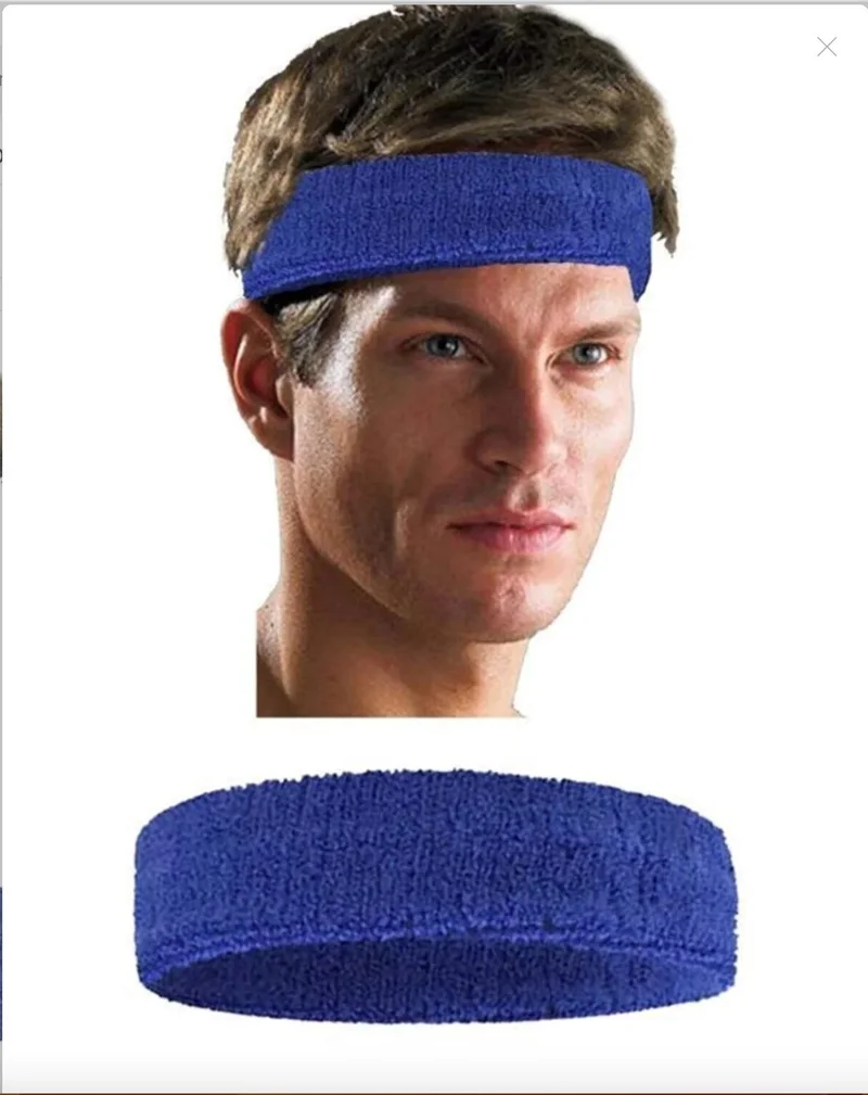سي كي سبور Ckspor Unisex Towel Sweatband Headband Tennis Hair Band Headband