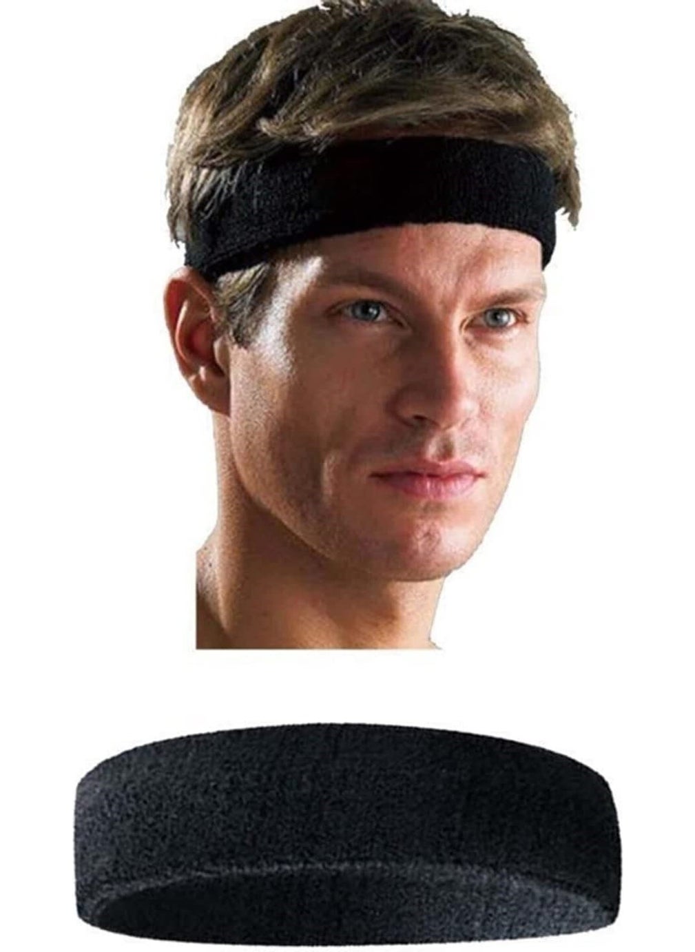 CK Spor Ckspor Unisex Towel Sweatband Headband Tennis Hair Band Headband  - Image 3