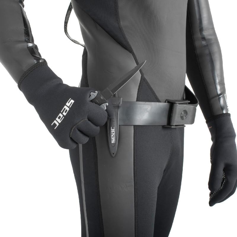 Seac سكين أمان حاد للجنسين لصيد السمك، بطبقة واقية سوداء، 9 سم، قياسي - Image 5