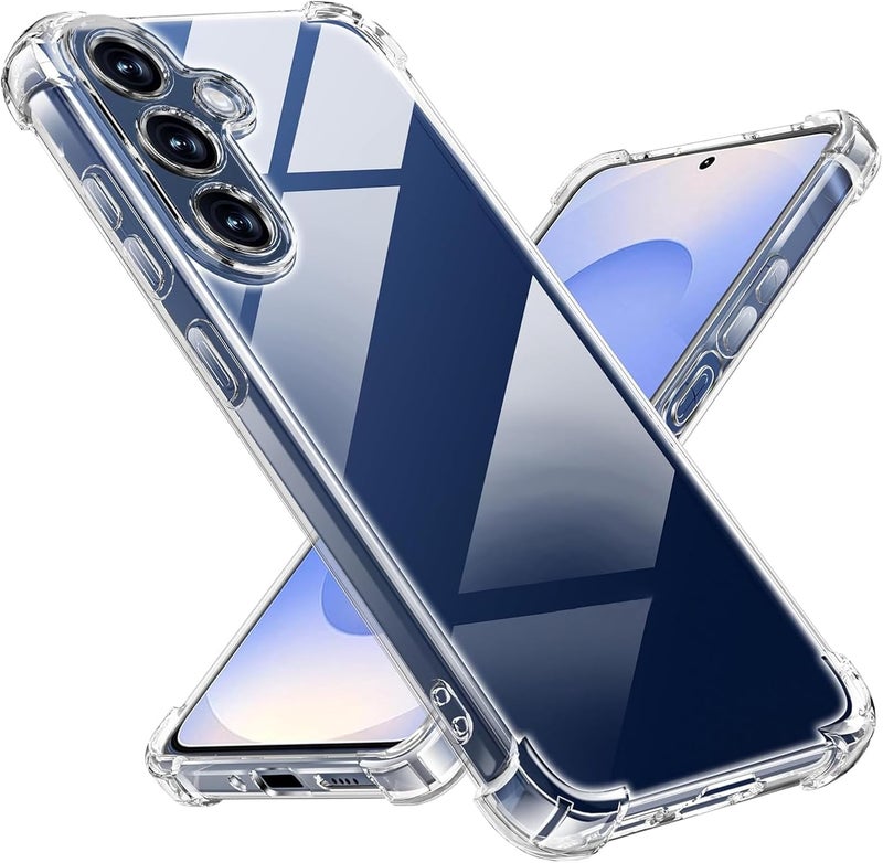 UltiUnison متوافق مع غطاء خلفي شفاف من TPU لهاتف Samsung Galaxy S25FE، غطاء حماية شفاف للهاتف لـ Galaxy S25FE 5G - Image 1