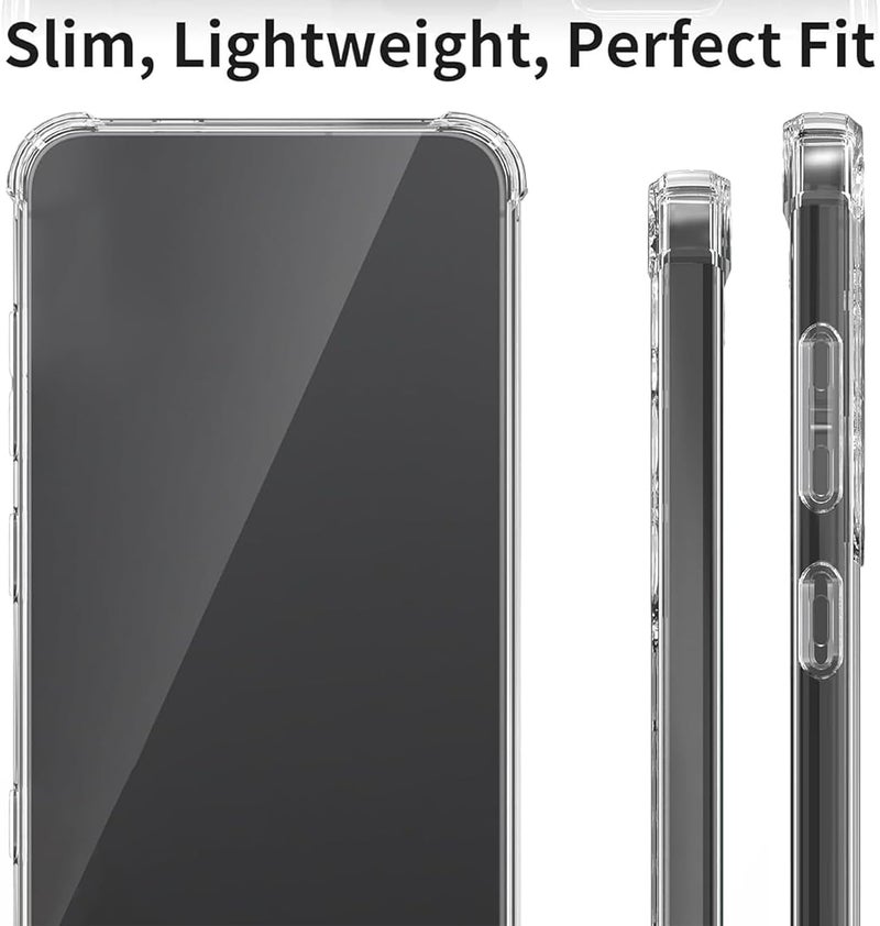 UltiUnison متوافق مع غطاء خلفي شفاف من TPU لهاتف Samsung Galaxy S25FE، غطاء حماية شفاف للهاتف لـ Galaxy S25FE 5G - Image 2