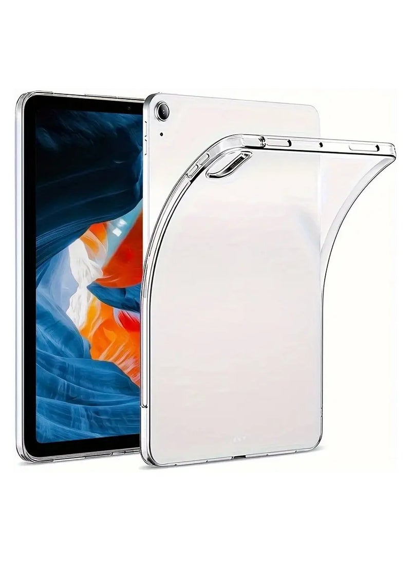 راكسوم حافظة لجهاز iPad Fit من مادة TPU ممتصة للصدمات وغطاء حماية خلفي شفاف كريستالي لجهاز iPad Air 4 مقاس 10.9 بوصة - Image 1