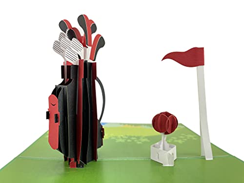 Teabug Cards Sports Themed Pop-Up Cards (Golf) - Image 1