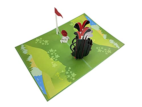Teabug Cards Sports Themed Pop-Up Cards (Golf) - Image 5