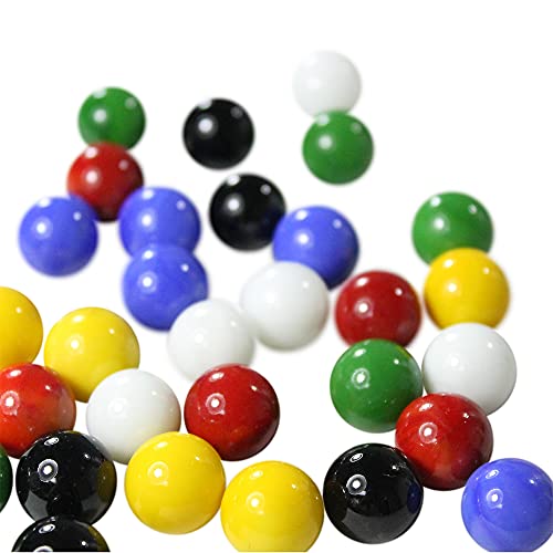 Mega Marbles 14mm Chinese Checkers and Marble Runs Game Replacement Marbles 60 Piece - Image 1