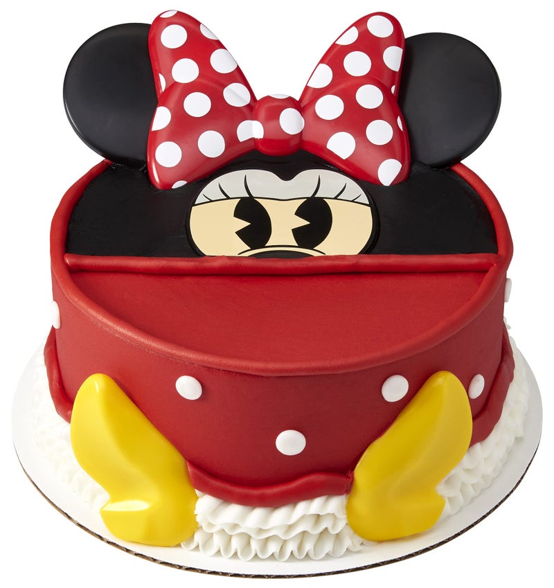 DecoPac DecoSetÂ® Disney's Minnie Mouse Creations Cake Topper, 6-Piece Disney's Minnie Mouse Cake Decoration - Image 1