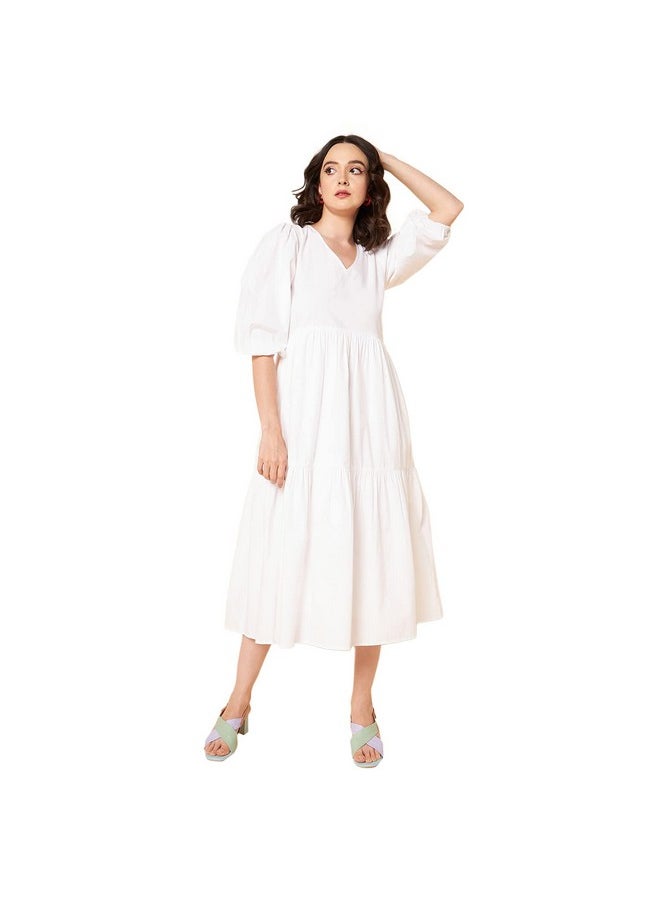 High Star Cotton Pleated Maxi Women Dress (HSWDRS23005_WH_White_XL) - pzsku/ZB5D97DF7F6C68C239919Z/45/_/1737720844/5c40e78e-4893-4615-b9f1-db5e4b41c65c