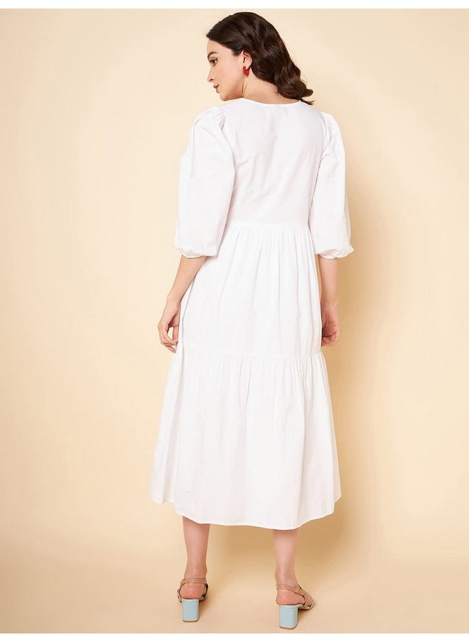 High Star Cotton Pleated Maxi Women Dress (HSWDRS23005_WH_White_XL) - pzsku/ZB5D97DF7F6C68C239919Z/45/_/1737720852/2a96f723-9c0a-4440-8f82-87ed99735c45