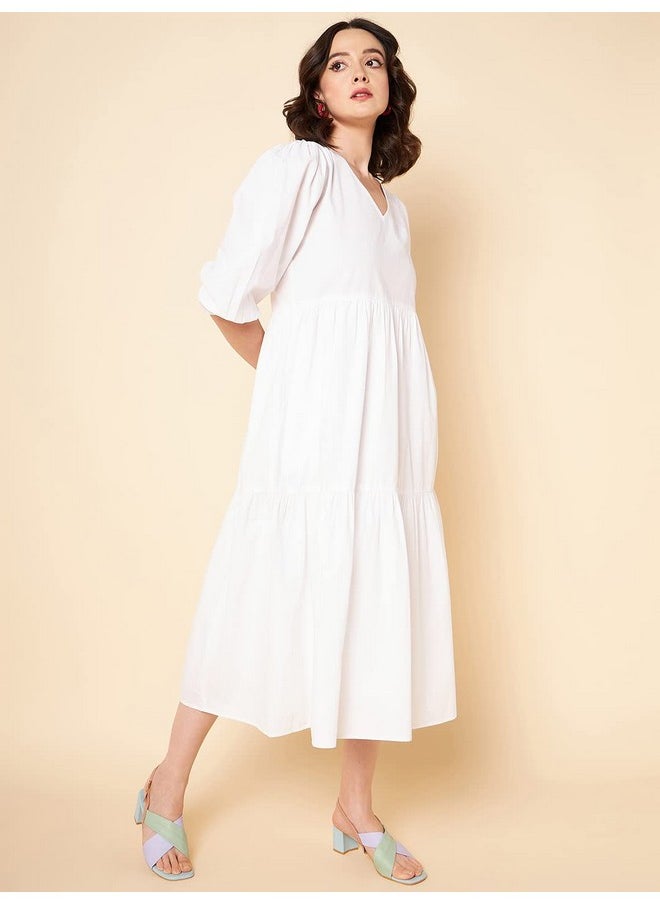 High Star Cotton Pleated Maxi Women Dress (HSWDRS23005_WH_White_XL) - pzsku/ZB5D97DF7F6C68C239919Z/45/_/1737720869/5f627199-d2b7-4594-9266-2827a5e85e8f